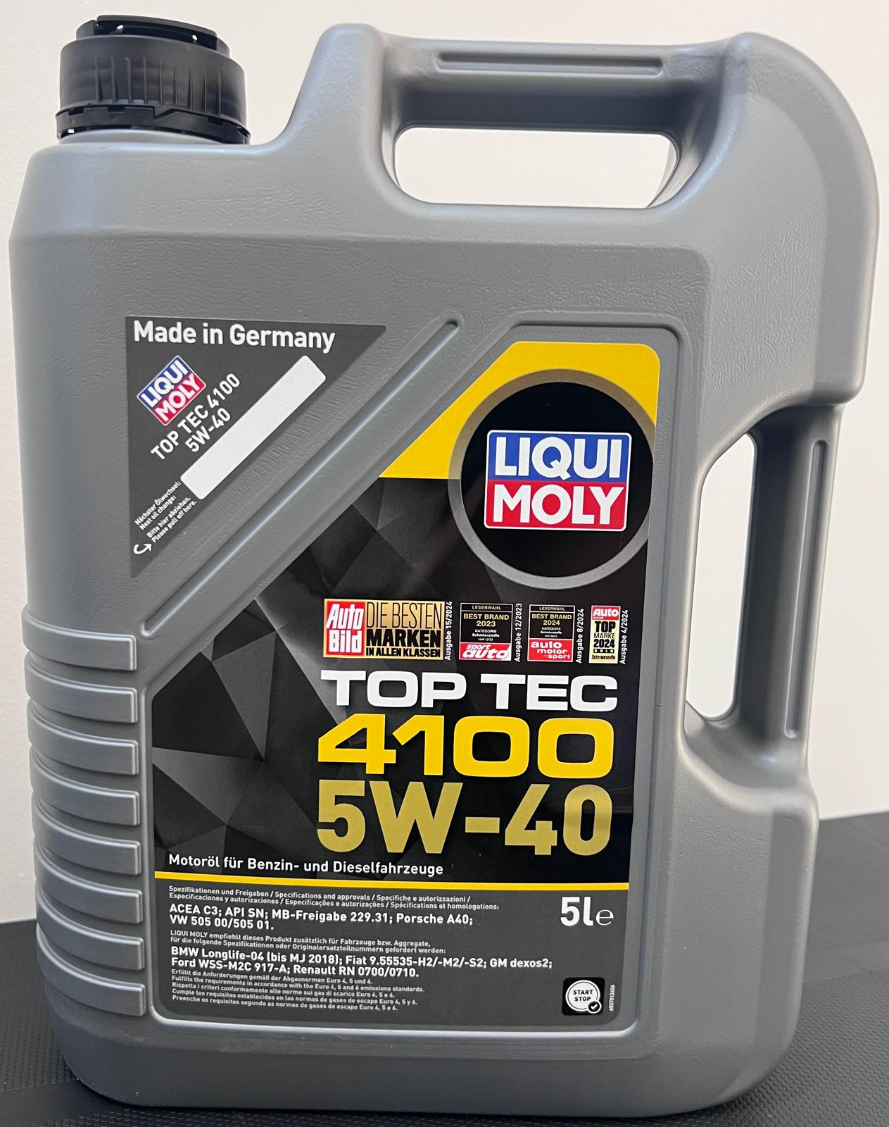 LIQUI MOLY TOP TEC 4100 5W-40 5L