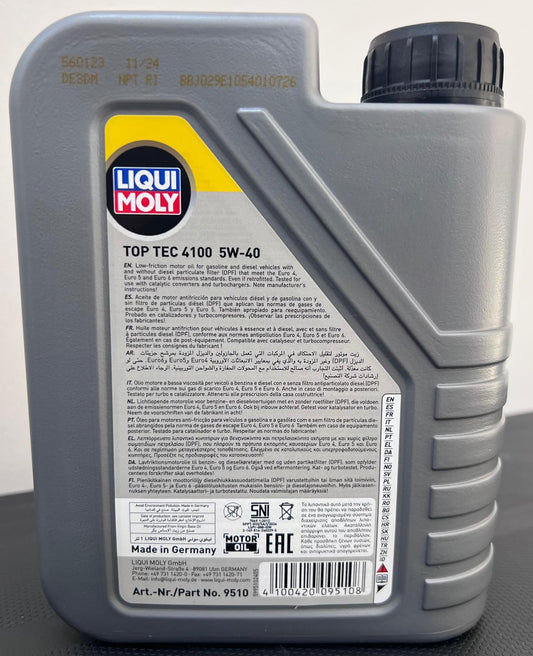 LIQUI MOLY TOP TEC 4100 5W-40 1L