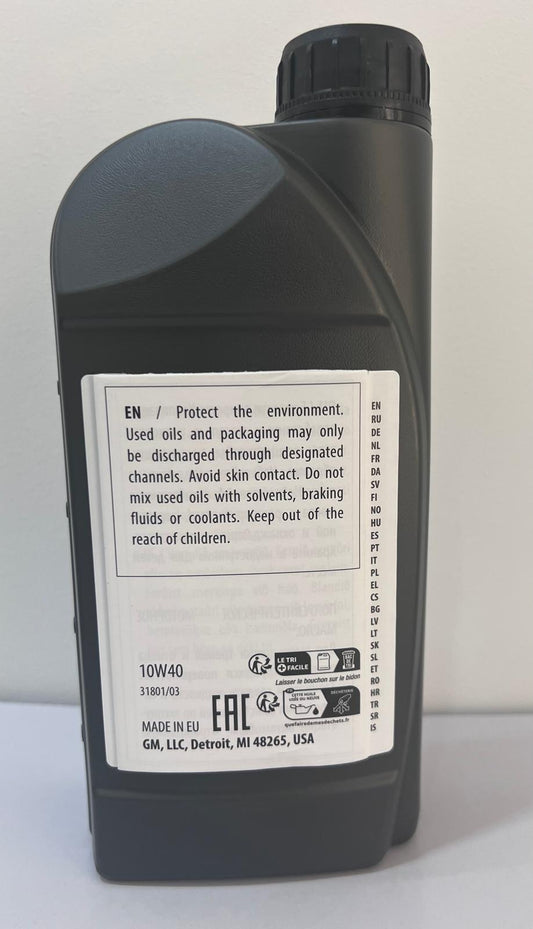 OPEL GM Motor Oil 10W-40 1L