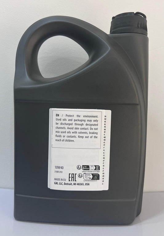OPEL MOTOR OIL 10W-40 4L