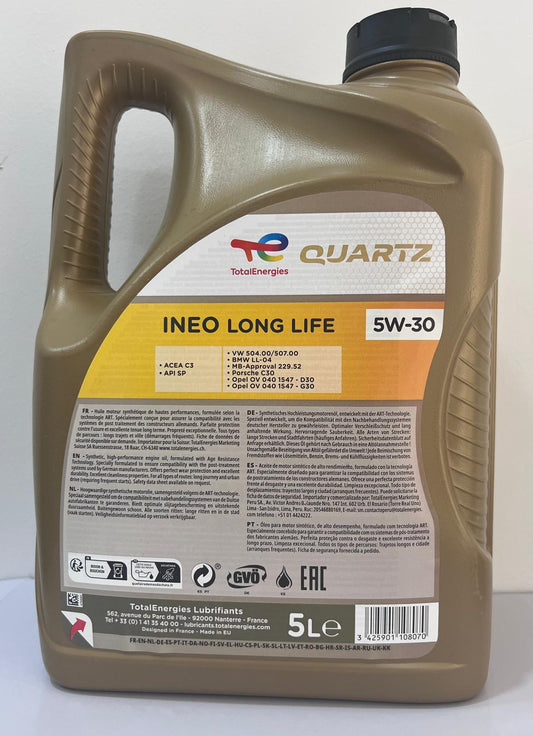 TOTAL Quartz INEO LL 5W-30 5L